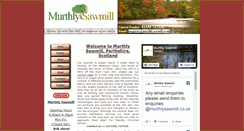 Desktop Screenshot of murthlysawmill.co.uk